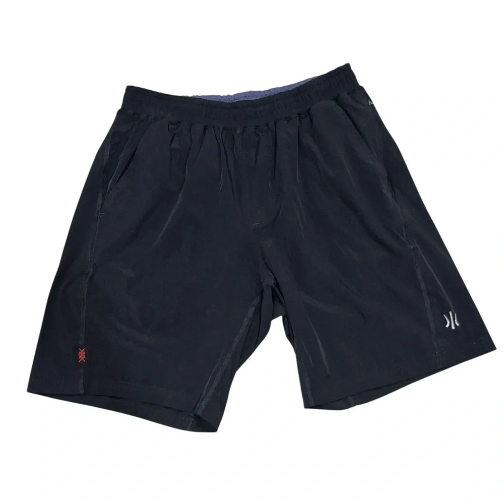 Rhône Black 9” Mako Performance Shorts Men’s size Large